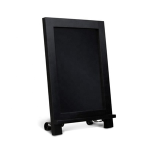 <span class=keywords><strong>Tableau</strong></span> noir en bois noir de 9,5 x 14 pouces avec pieds, style vintage, pour mariage, comptoir de cuisine, <span class=keywords><strong>tableau</strong></span> mémo - Product Image 1