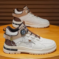 Bottes montantes pour hommes, style britannique rétro, chaussures décontractées les plus vendues, antidérapantes, haut de gamme, pour le travail, collection automne, vente en gros.