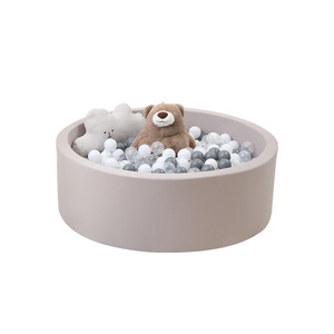 Piscine à balles ronde en mousse à mémoire <span class=keywords><strong>de</strong></span> forme <span class=keywords><strong>pour</strong></span> enfants, aire <span class=keywords><strong>de</strong></span> <span class=keywords><strong>jeux</strong></span> intérieure et extérieure <span class=keywords><strong>pour</strong></span> bébés - Product Image 1