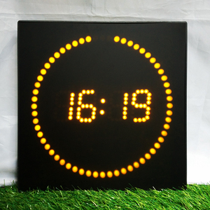 CHEETIE CP100 Đồng Hồ Thời Gian Hiển Thị Thời Gian Thiết Kế Mới Mỗi Giây Thêm 1 Chấm Đồng Hồ Treo Tường LED Chấm Siêu Sáng - Product Image 4