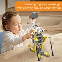 SAMLOK - Juego de 420 Piezas de Bloques de Construcción Electrónicos para Educación Científica, Excavadora, Tema de Edificios Modernos para Niños, Escala 1:24