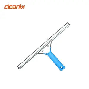 Foshan manufacturer ergonomic version extra long commercial window cleaning squeegee with telescopic handle