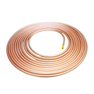 Tube en cuivre en spirale ASTM 1/4 3/8 1/2 3/4 22SWG C11000 - Product Image 1