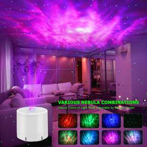 Proyector de galaxia HERHOTER, luz nocturna de estrellas de plástico blanco con control remoto para decoración de fiestas en el dormitorio, vida útil de 30000 horas - Product Image 3