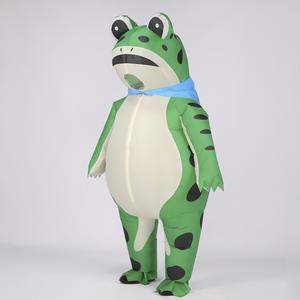 卸売 ハロウィン ポリエステル製 オリジナルデザイン 大人用 カエル マスコット 空気注入式 コスチューム - Product Image 2