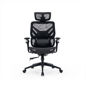 Chaise <span class=keywords><strong>de</strong></span> bureau ergonomique en maille à dossier haut pivotante réglable 6D pour patron <span class=keywords><strong>de</strong></span> meubles commerciaux - Product Image 1