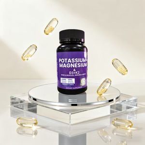 Gli integratori nutrizionali all'ingrosso promuovono la formazione muscolare dei denti ossei migliorano le capsule di <span class=keywords><strong>vitamina</strong></span> <span class=keywords><strong>D3</strong></span> + K2 per gli anziani - Product Image 1