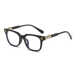 Monture <span class=keywords><strong>de</strong></span> <span class=keywords><strong>lunettes</strong></span> <span class=keywords><strong>de</strong></span> luxe très vendue, design classique, protection anti-lumière bleue, <span class=keywords><strong>lunettes</strong></span> <span class=keywords><strong>de</strong></span> lecture pour hommes et femmes, verres plats - Product Image 2