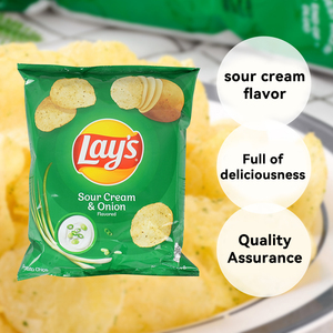 Lays chips de pommes de terre prix de gros collations de légumes exotiques frites crème sure <span class=keywords><strong>saveur</strong></span> oignon 40g - Product Image 4