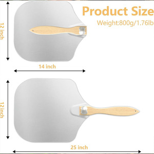 Mango <span class=keywords><strong>de</strong></span> <span class=keywords><strong>madera</strong></span> plegable extraíble, <span class=keywords><strong>pala</strong></span> <span class=keywords><strong>de</strong></span> cáscara <span class=keywords><strong>de</strong></span> Pizza <span class=keywords><strong>de</strong></span> Metal <span class=keywords><strong>de</strong></span> aluminio <span class=keywords><strong>de</strong></span> 12 pulgadas <span class=keywords><strong>para</strong></span> <span class=keywords><strong>horno</strong></span>, hornear <span class=keywords><strong>pan</strong></span> casero - Product Image 2