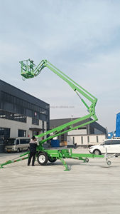 טריילר מעלית בום מתנשא 8m-20m קיפול פלטפורמה הידראולית לבנייה, שירות מתקן, ועבודה חשמלית - Product Image 5