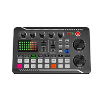 BM800 cartes son de studio d'enregistrement professionnel carte son en direct avec kit de micro de matériel pour home studio musical
