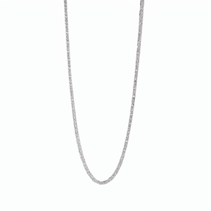 Luxury Adjustable Smooth White Pt950 Fine <b>Rope</b> <b>Chain</b> Necklace Unisex Premium Long Lasting Platinum Jewelry - Product Image 6