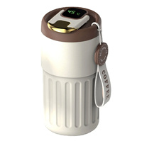 Gobelet thermos numérique à isolation sous vide, bouteille d'eau en acier inoxydable avec affichage de la température par LED, tasse à café