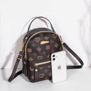 Zaino Impermeabile in PU con Motivi Floreali <span class=keywords><strong>2022</strong></span>, Borsa Scolastica alla Moda per Donne, Capacità Inferiore a 20L, Vendita all'Ingrosso - Product Image 4