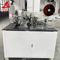 Machine à coudre automatique pour sangle Velcro de casquette de baseball, machine de découpe et de couture à alimentation automatique pour boucle de réglage arrière de casquette