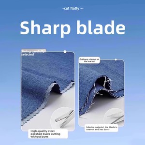 <span class=keywords><strong>Tijeras</strong></span> de <span class=keywords><strong>Costura</strong></span> de Acero Inoxidable con Mango de Plástico y Dientes Ondulados para Tela y Encaje, Venta al por Mayor de Fábrica - Product Image 4