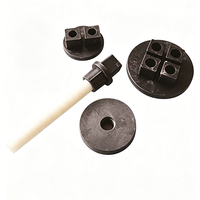 Clips de fixation pour grilles en PRV moulées et pultrudées, clips d'ancrage pour grilles en fibre de verre, accessoires d'installation de grilles en PRV moulées DF01