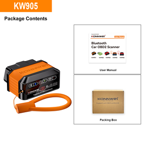 Konnwei Kw905 Elm327 Auto Universele Obd2 Scanner Voor Android Ios - Product Image 4