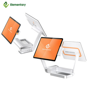 15 inch tất cả-trong-một màn hình cảm ứng <span class=keywords><strong>POS</strong></span> thiết bị đầu cuối cho nhà hàng được xây dựng trong máy quét mã vạch Windows Hệ thống tương thích PC - Product Image 5