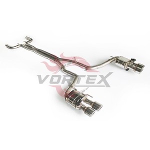 Sistema de Escape Catback Valvetronic de Acero Inoxidable 304 VORTEX con Control Remoto para Maserati Ghibli S Q4 2013-2024, Instalación Directa, Acabado Pulido Espejo - Product Image 3