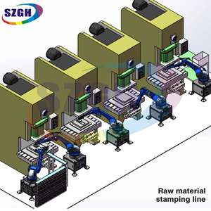 Bras robotisé industriel à 4 axes, moteur 10 kg, portée 1500 mm, IP54, pour la manutention de tôles en H (chargement/déchargement) - Product Image 6