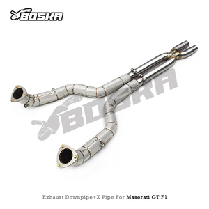 ท่อไอเสีย Boska แบบตรงรุ่น OEM สำหรับ Maserati Gran Turismo/GT FI 4.2L/4.7L ปี 2008-2023 ท่อสแตนเลส ระบบไอเสียแบบไหลอิสระ - Product Image 3