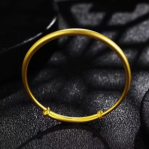 Raffinato Bracciale Antico Fasa Placcato Oro 18K, Braccialetto Trendy Push-pull, Gioielli da Donna in Stile Cinese, Regalo YB - Product Image 5