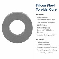 Núcleos de Anillo Magnético Toroidal de Acero al Silicio Suave para Bobinado de Cintas, para Piezas de Transformadores Eléctricos Industriales, Corte/Soldadura
