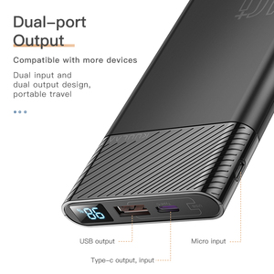 [Stock] Batterie <span class=keywords><strong>externe</strong></span> de haute qualité 10000 mAh QC PD 3.0 PoverBank Charge <span class=keywords><strong>rapide</strong></span> PowerBank 10000 MAh USB <span class=keywords><strong>Chargeur</strong></span> de batterie <span class=keywords><strong>externe</strong></span> - Product Image 5