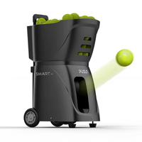 Machine à balles de tennis et de paddle PUSUN PT-Smart Pro, équipement intelligent avec contrôle par application pour l'entraînement, portable