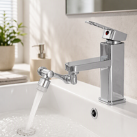 Prolongateur de Robinet Universel Pliable - Aérateur de Robinet Pivotant Multi-Angles