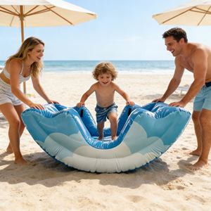 Balançoire gonflable en plastique épais et durable, balançoire gonflable pour les <span class=keywords><strong>jeux</strong></span> d'eau en plein air en été - Product Image 2