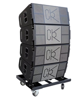 Système de haut-parleurs Active Line Array double 12 pouces de grande puissance de haute qualité