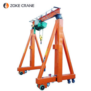 <span class=keywords><strong>Grue</strong></span> portique portable personnalisable de 0,5 à 5 tonnes pour la manutention industrielle des matériaux - Product Image 6