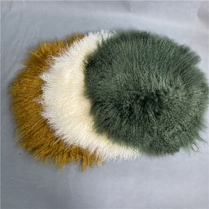 Manta de Piel Natural de Color Blanco, Larga y Rizada - Product Image 5