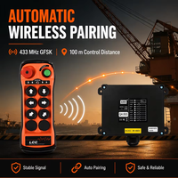 Télécommande radio pour grue certifiée CE QA600 LCC, AC/DC 36-480V, télécommande radio pour palan