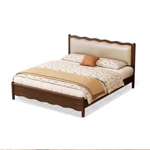 <span class=keywords><strong>Lit</strong></span> en bois massif de style rétro chinois, 3 options de structure (éléments relevables/tiroirs/sommiers), personnalisable pour projets hôteliers et d'appartements, commande en gros bienvenue - Product Image 2