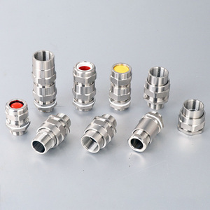 BDM M20 M25 M32 M40 สายเคเบิลโลหะต่อมสแตนเลส IP66 ซีลคงที่ Connector กันน้ําป้องกันการระเบิดสายต่อม - Product Image 6