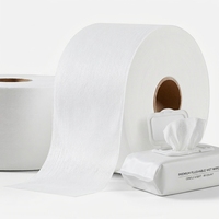 Tissu non tissé en viscose 100 % biodégradable, respirant et antibactérien pour lingettes pour bébés écologiques, 35-80 g/m² à pose parallèle