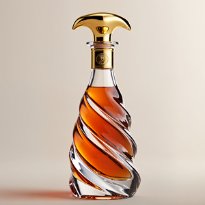 Bouteille miniature vide transparente de 500 ml pour boissons et spiritueux, pour <span class=keywords><strong>whisky</strong></span> et <span class=keywords><strong>alcool</strong></span>, bouchon à vis, utilisation pour le brandy - Product Image 3