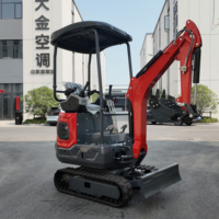 Excavatrice sur chenilles de haute qualité CE EPA/Euro V avec prix d'usine 1 tonne 1,5 tonne 2 tonnes Mini excavatrice Prix de vente