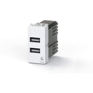 4Box Enchufe de pared USB 2.4A blanco para actualización y reacondicionamiento - Product Image 2