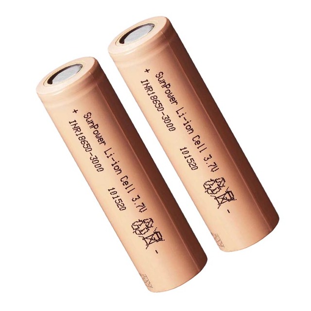 Grade 18650 3.7V 3000 MAh 30A Rechargeable Lithium Ion Cylindrical Battery for Electronic Bike Fast Delivery