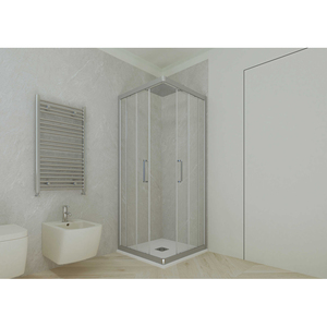 Cabina de ducha ZETA Silver Corner 65-70X95-100 cm Accesorio interior con Ap.49 - Product Image 2