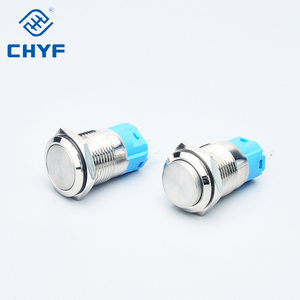 Nút Ấn Kim Loại 16Mm Nút Chuyển Đổi Đèn Tròn Nút Biểu Tượng Nguồn Đèn LED Chống Nước Nút Tự Khóa Nút Tự Đặt Lại 1NO1NC - Product Image 2