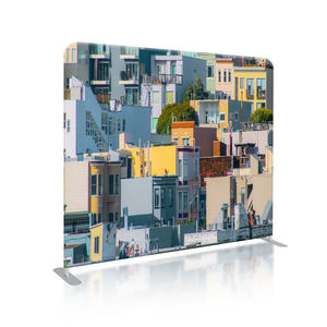 خلفية وسائط محمولة مخصصة خطوة طباعة وتكرار الشعار حامل تلسكوبي قابل للتوسيع - Product Image 2