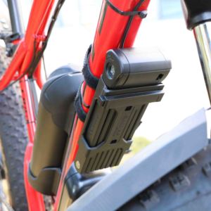 Serrure pliable de chaîne de sécurité de vélo d'acier allié superbe argenté pour des scooters de vélos électriques - Product Image 6