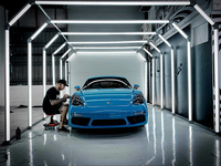 Lumière hexagonale à led pour garage personnalisée nouvelle lumière de tunnel à tube led de haute qualité