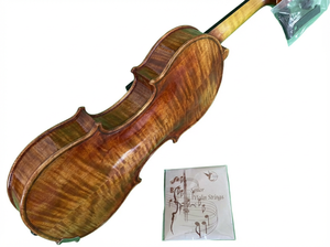 Violino de Bordo Artesanal |   4/4 Tamanho Completo, Projeção e Clareza (Estojo Não Incluído) - Product Image 3
